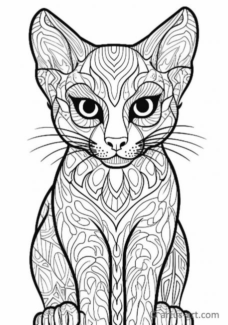 Page de coloriage Jaguarundi